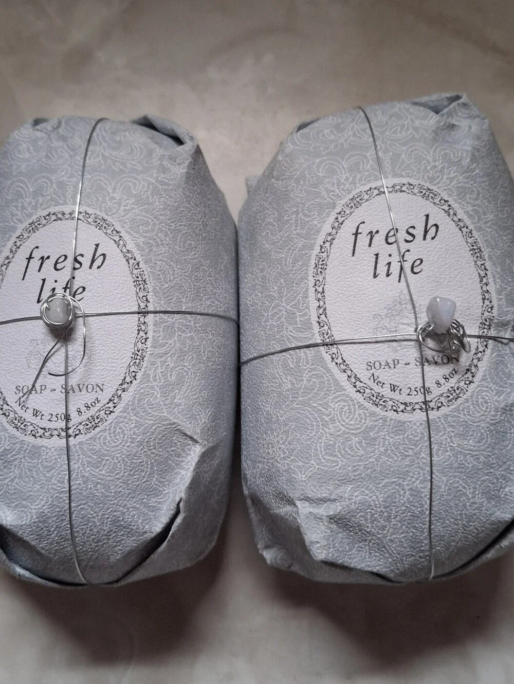 Fresh Life Wrapped Soap Bar - Elegant Bathroom Soap
